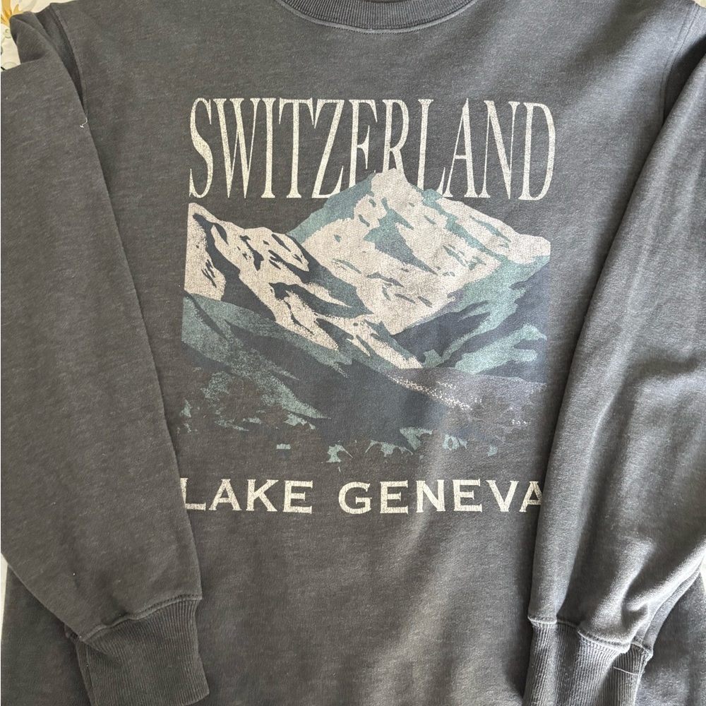Hollister Dark Gray Sweatshirt